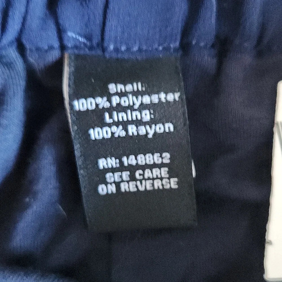 Torrid Navy Sheer Wide Leg Pants - Picture 14 of 14